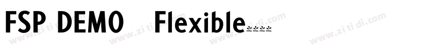 FSP DEMO   Flexible字体转换
